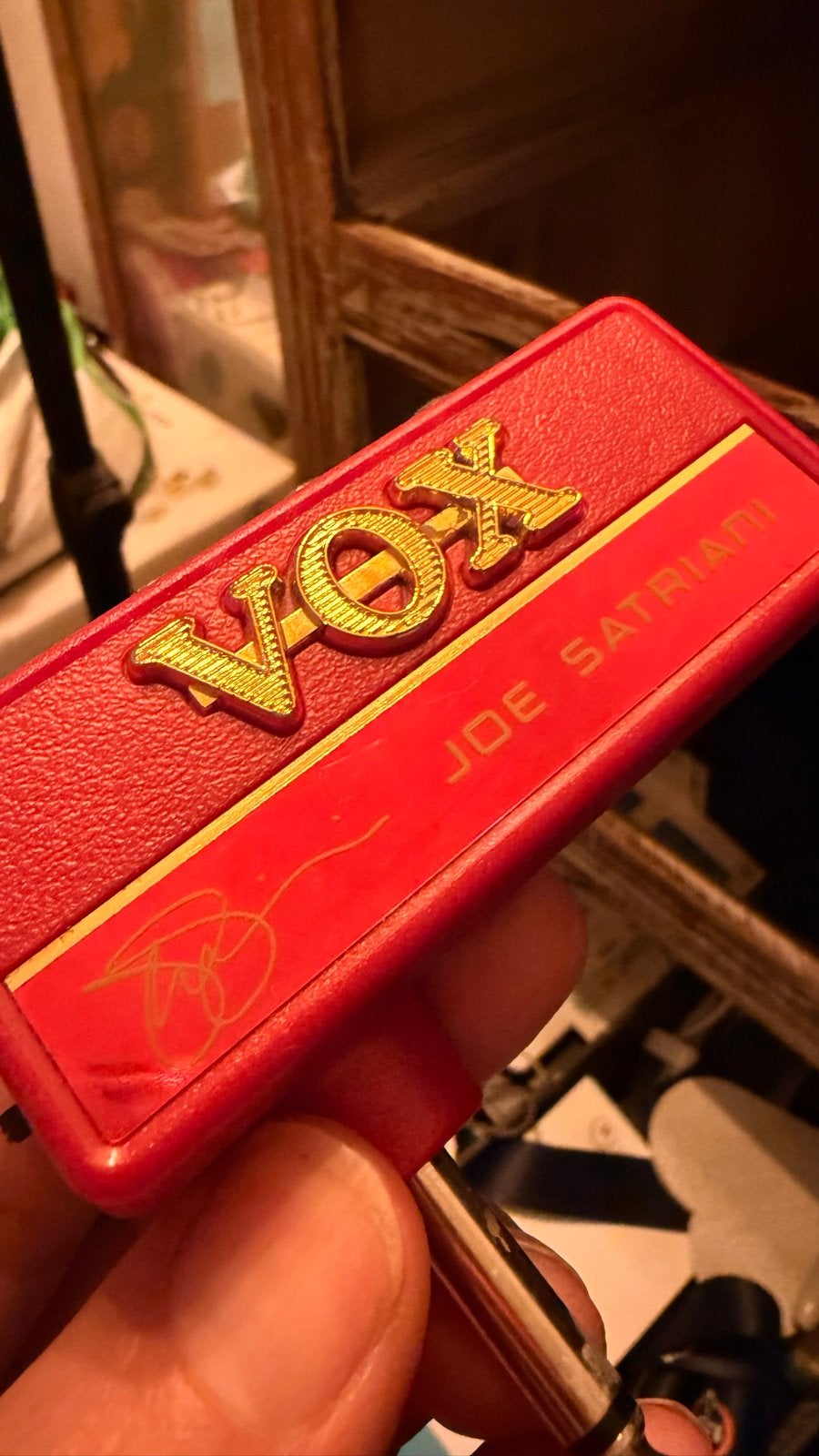 Vox Joe Satriani en AC30 amPlug gitaarversterker, Ophalen of Verzenden, Zo goed als nieuw, Gitaar, Minder dan 50 watt