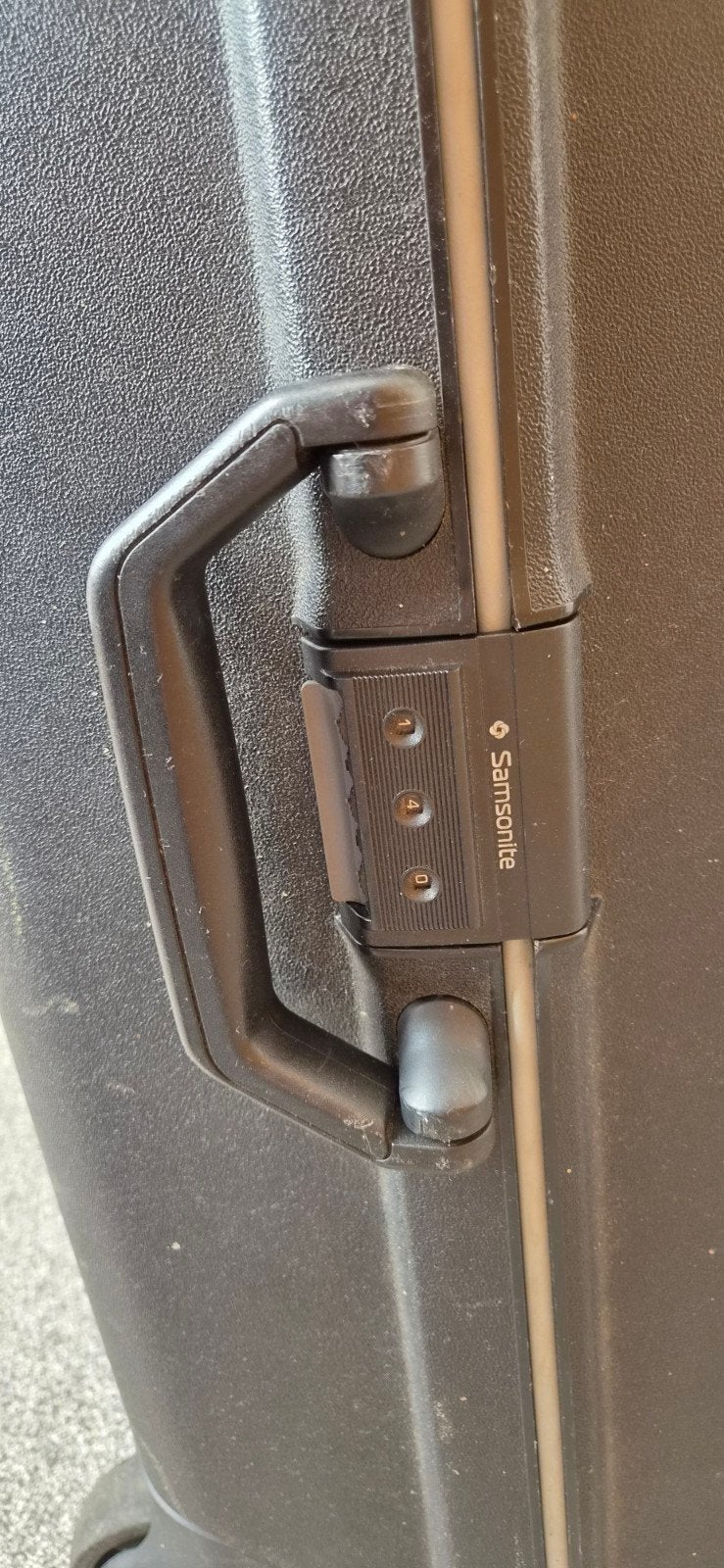 Samsonite Koffer - Stevige Reiskoffer met Wieltjes, Gebruikt, Hard kunststof, Slot, 35 tot 45 cm