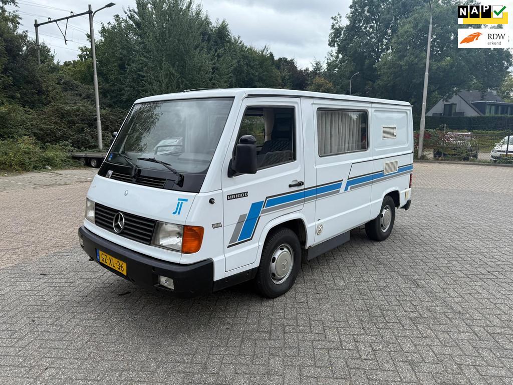 Mercedes-Benz MB 100 D KAMPEERAUTO COMPLETE CAMPER / LUIFEL, Caravans en Kamperen, Campers, Bedrijf, Mercedes-Benz, Diesel, Standkachel