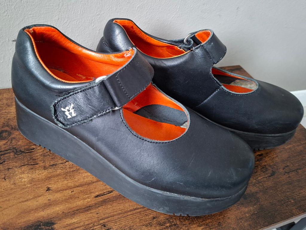 Vintage MAG plateau Mary Jane schoenen, maat 38, Kleding | Dames, Schoenen, Zwart, MAG, Gedragen, Ballerina's