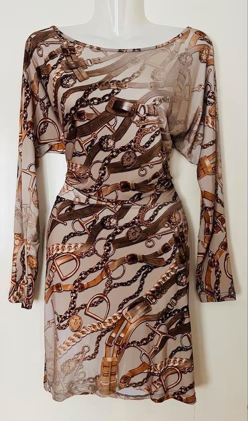 Studio Mo jurk maat S, Kleding | Dames, Jurken, Beige, Ophalen of Verzenden, Zo goed als nieuw, Maat 36 (S)