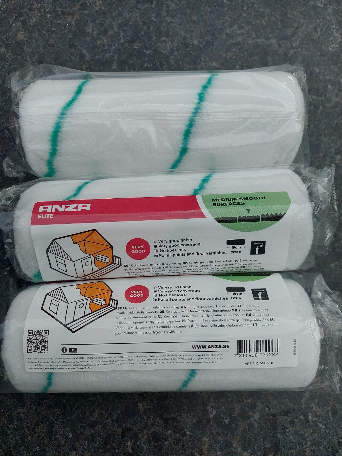 ANZA  PROFESSIONELE TEX ROLLERS  VOOR MOOIE  STRAKKE  MUREN, Ophalen of Verzenden, Overige typen