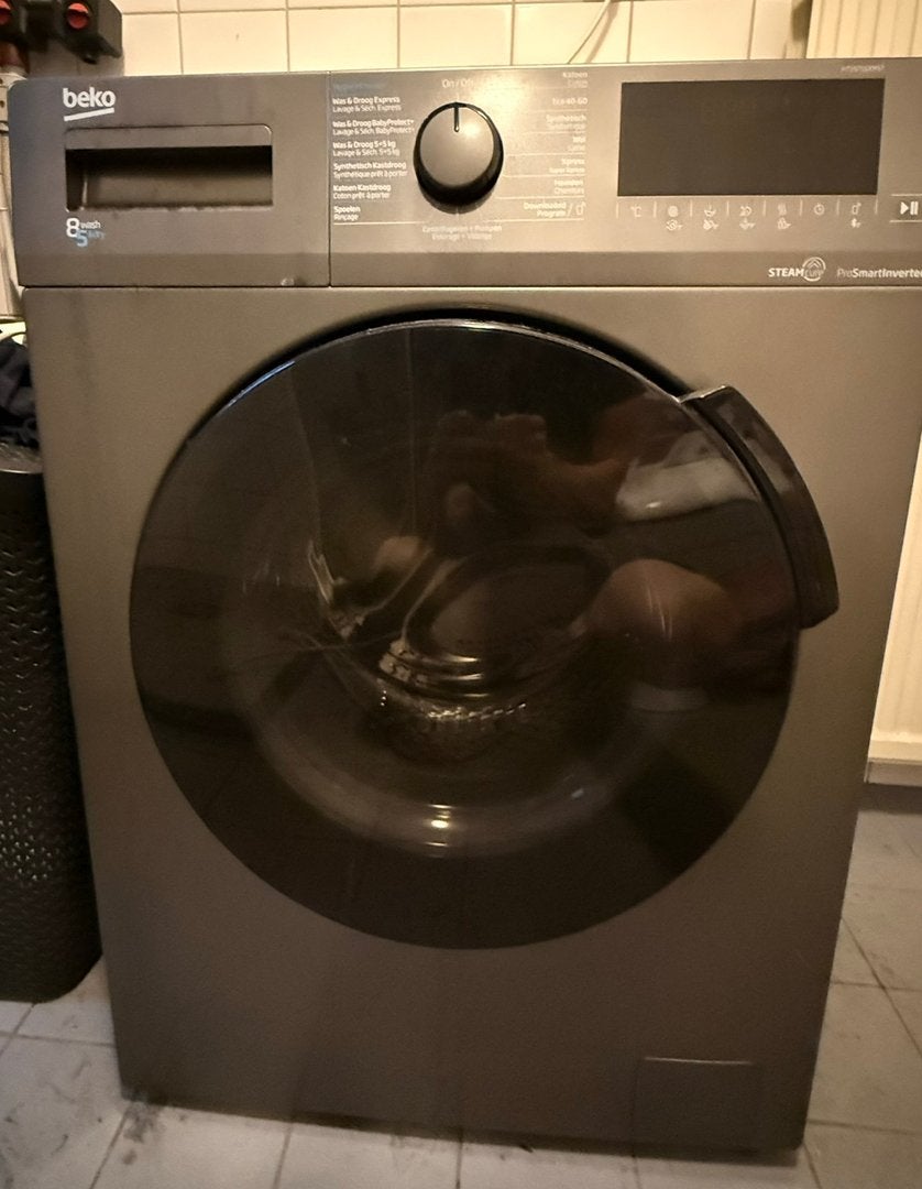 Beko wasdroogcombinatie, Witgoed en Apparatuur, Ophalen, 1200 tot 1600 toeren, 8 tot 10 kg, Handwasprogramma