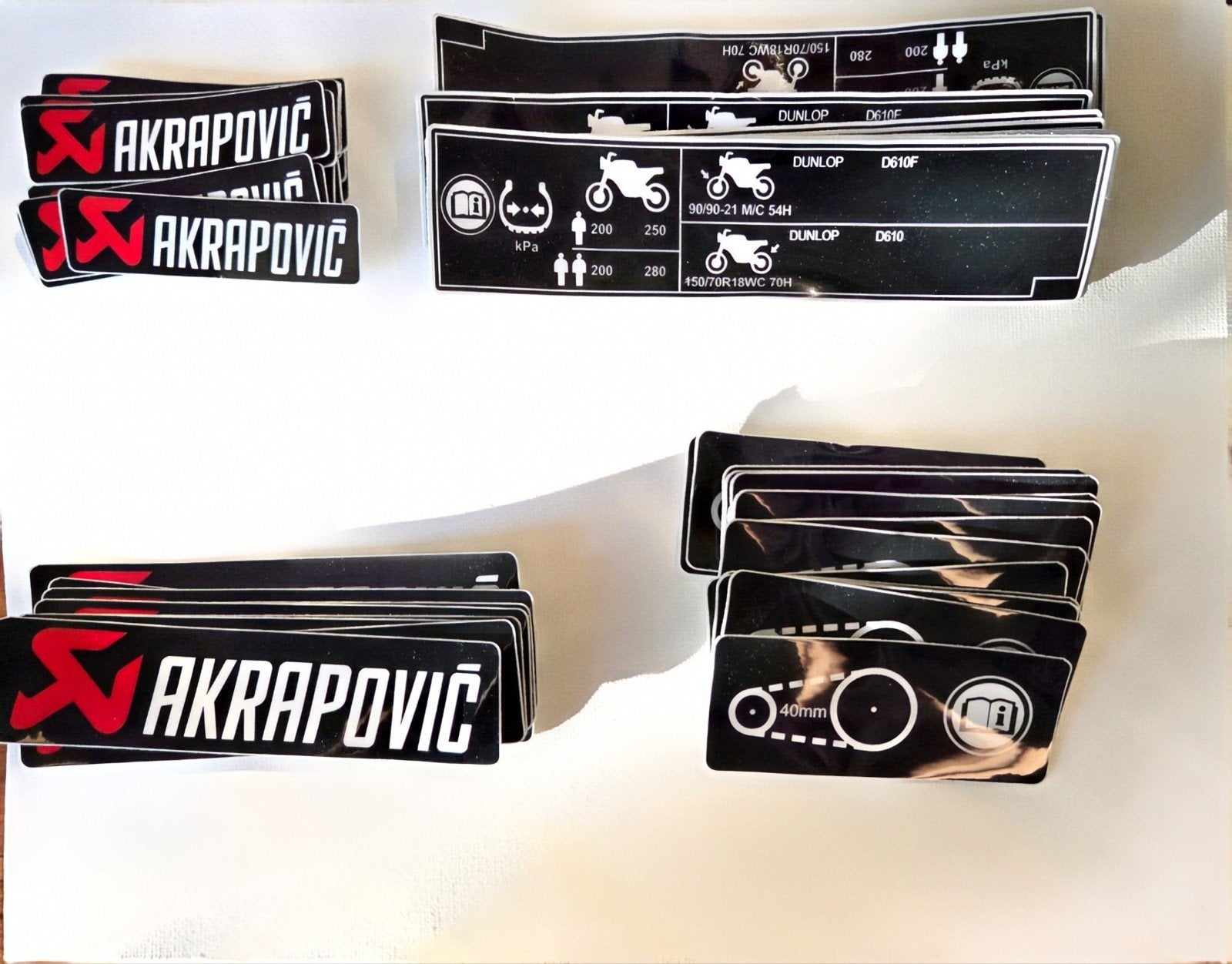 Sticker set Honda Africa Twin CRF1000L - Kuip, Uitlaat & Tan, Ophalen of Verzenden