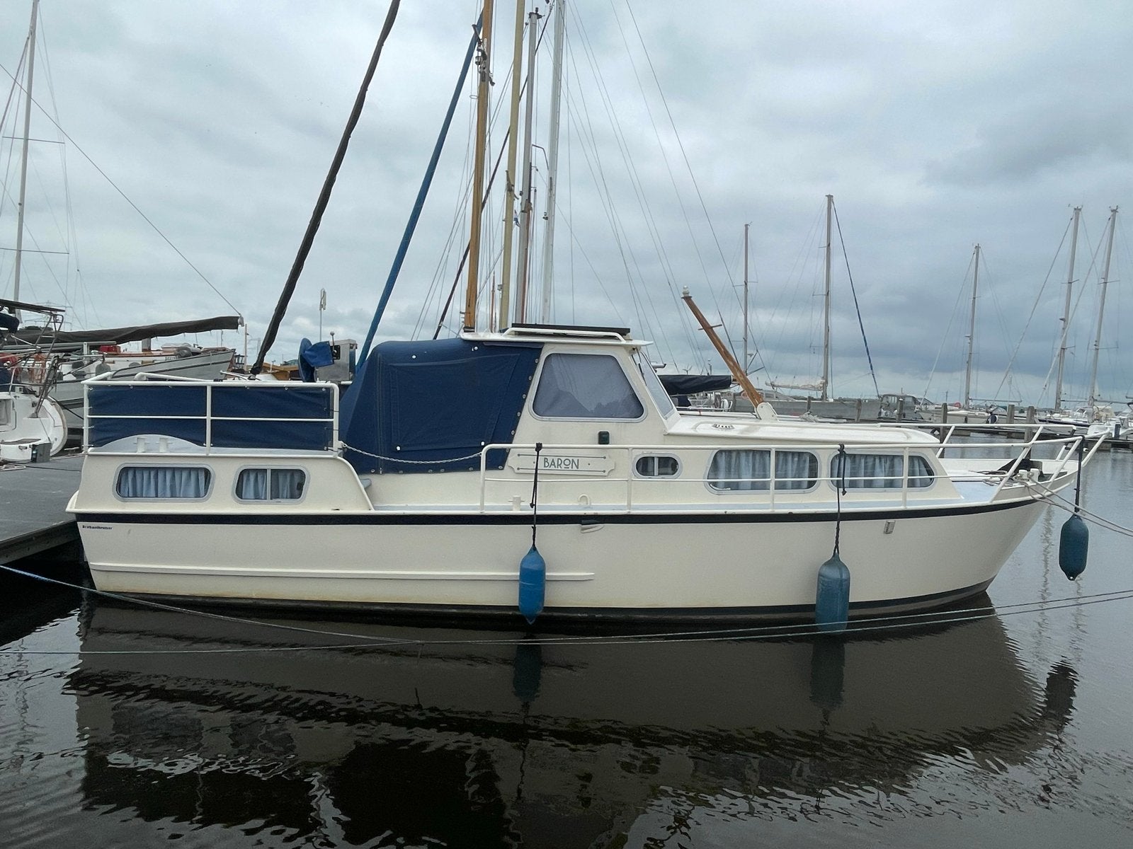 Nette Brabantkruiser 10m met 65pk Peugeot motor, Overige merken, Gebruikt, Binnenboordmotor, Diesel