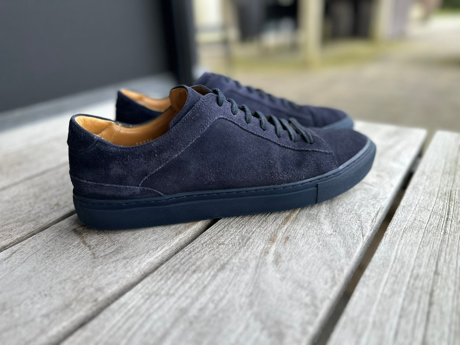 The Society Shop 1071BT135 sneakers, donkerblauw suède, m 44, Ophalen of Verzenden, Zo goed als nieuw