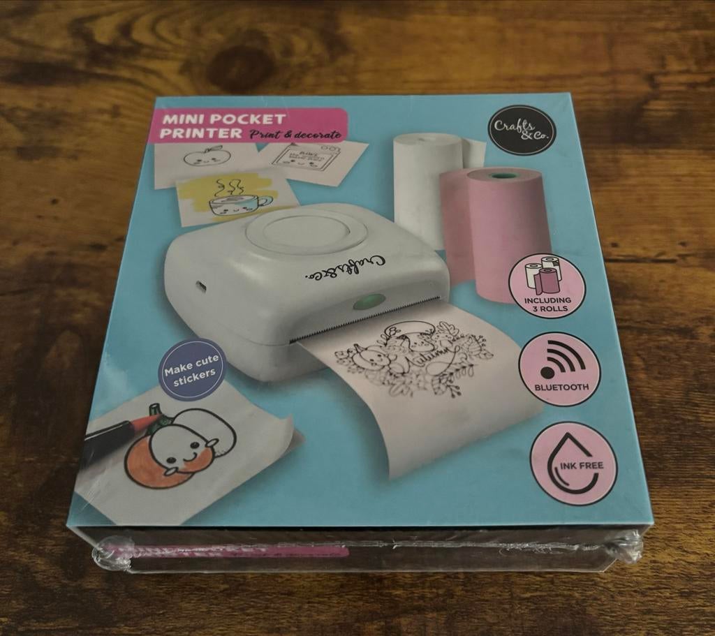 Mini Pocket Printer - Print direct vanaf je telefoon!, Ophalen of Verzenden, Nieuw