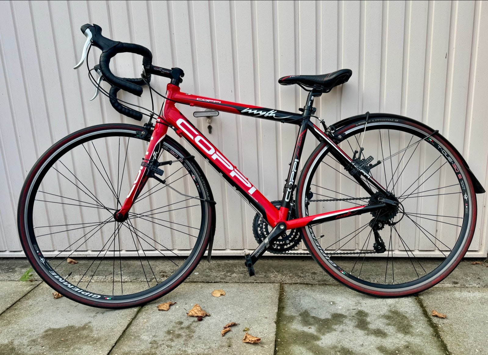 Zeer nette Coppi Myth Racefiets - Goed onderhouden!, Fietsen en Brommers, 28 inch, Gebruikt, Aluminium, Meer dan 20 versnellingen