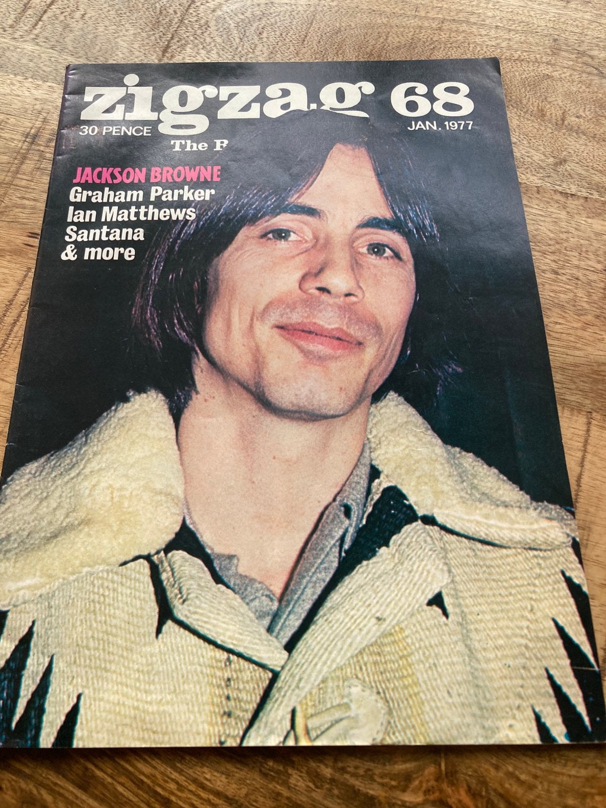 ZIG ZAG Jackson Browne GRAHAM PARKER Patti Smith SANTANA, Ophalen of Verzenden, Gelezen, Muziek, Film of Tv