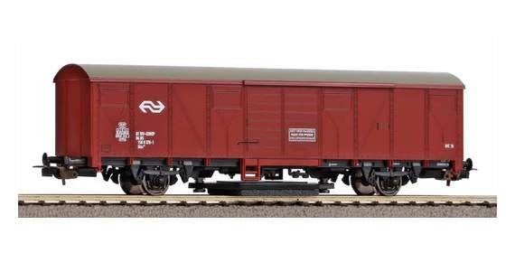 PIKO 54446: gesloten wagon Gbs NS met raileinigingssysteem, Gelijkstroom, NS, Nieuw, Wagon