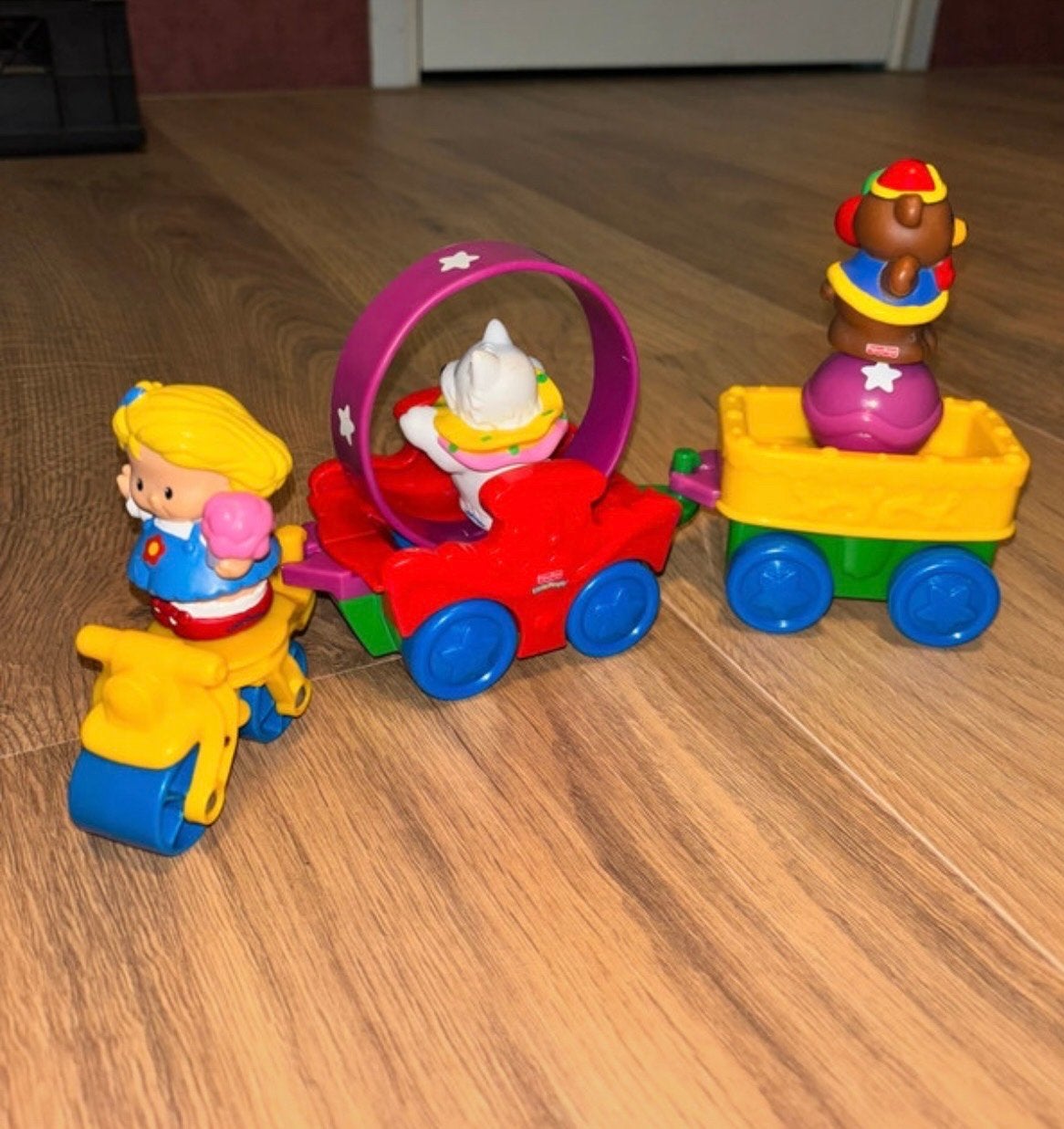 Little People Trein met Figuren, Ophalen of Verzenden, Gebruikt, Jongen of Meisje