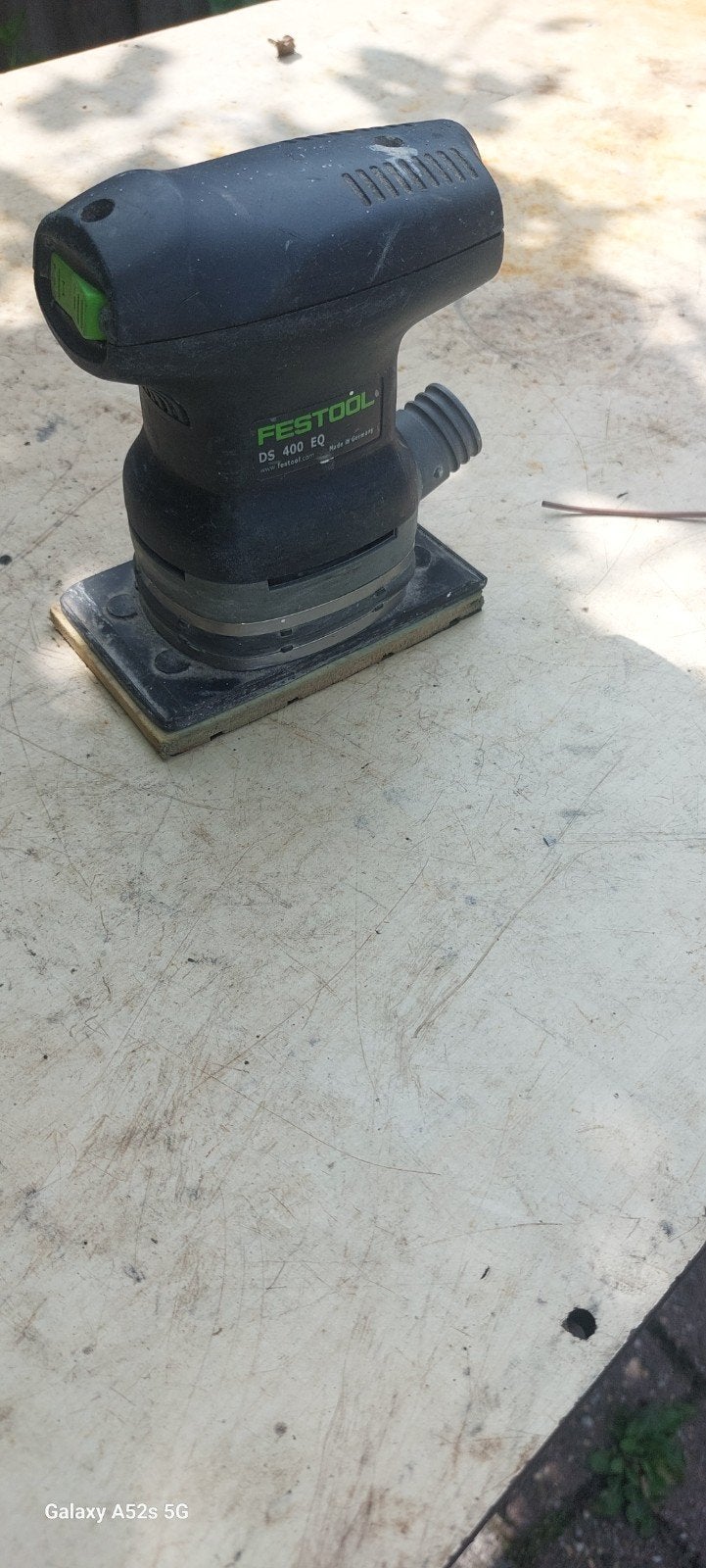 Festool schuurmachine DS 400 EQ defecte, Ophalen, Gebruikt, Minder dan 600 watt, Vlakschuurmachine