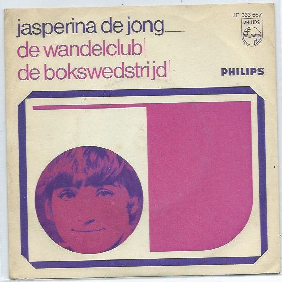 Jasperina de Jong- De Wandelclub, 7 inch, Ophalen of Verzenden, Zo goed als nieuw, Levenslied of Smartlap