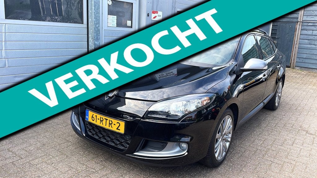 Renault Mégane Estate 1.4 TCe GT.Line-Leer-Navi-Clima-N APK, Voorwielaandrijving, Euro 5, Gebruikt, Zwart