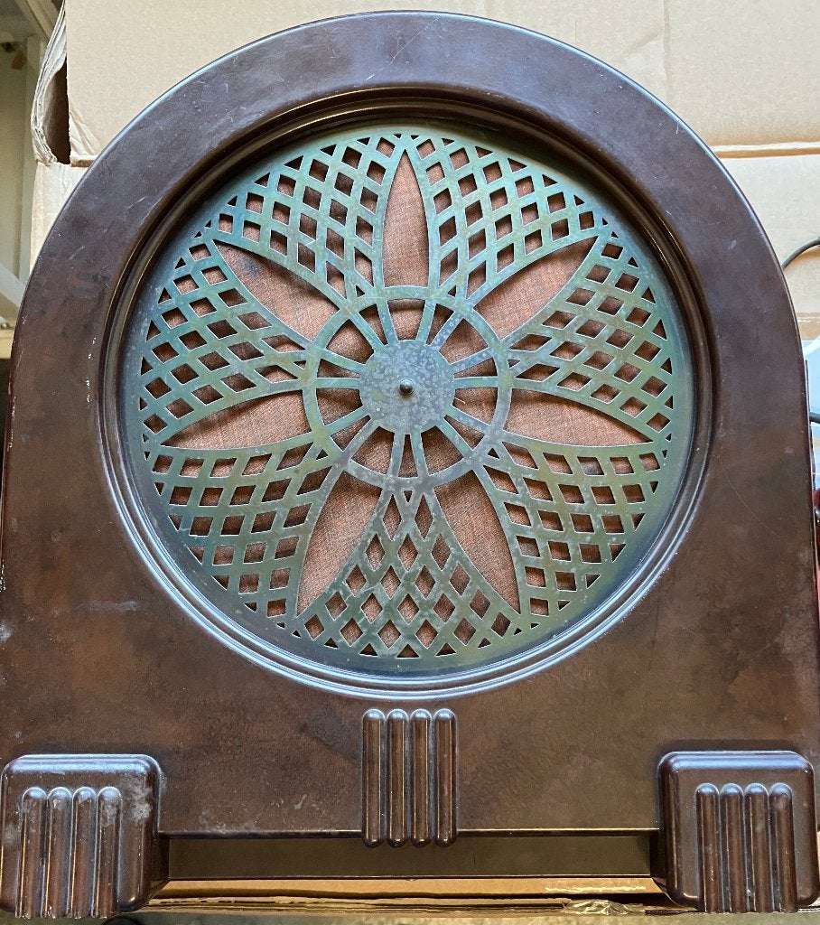 Philips 2032 Pendule luidspreker Art Deco ca. 1930.  7, Ophalen of Verzenden
