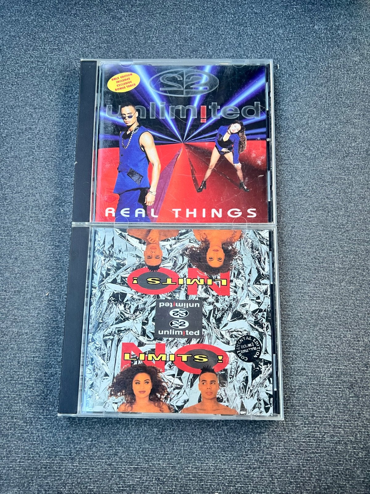 2 Unlimited CD's: Real Things & No Limits, Gebruikt, Ophalen of Verzenden, Elektronisch, Inclusief doosje