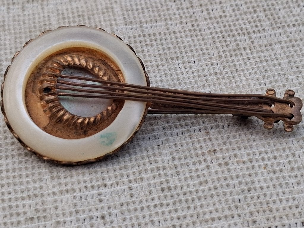 Antieke broche, Verzenden, Overige materialen, Broche