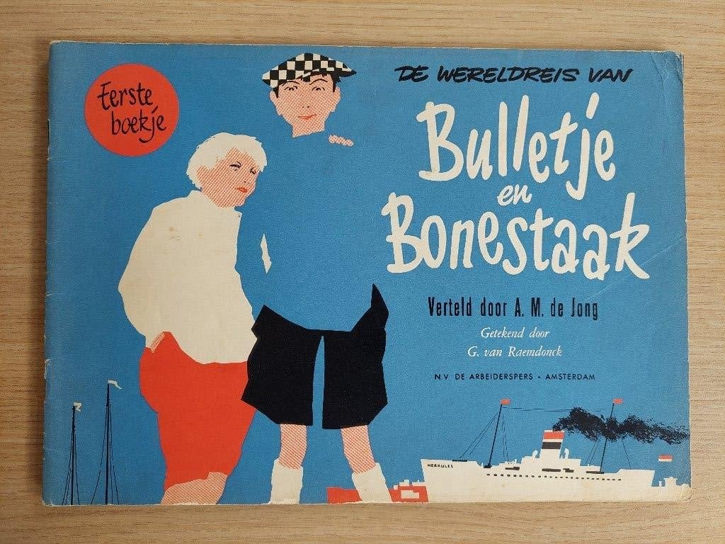 Bulletje en Bonestaak door A.M. de Jong, Boeken, Gelezen, Ophalen of Verzenden, A.M. de Jong, Meerdere stripboeken