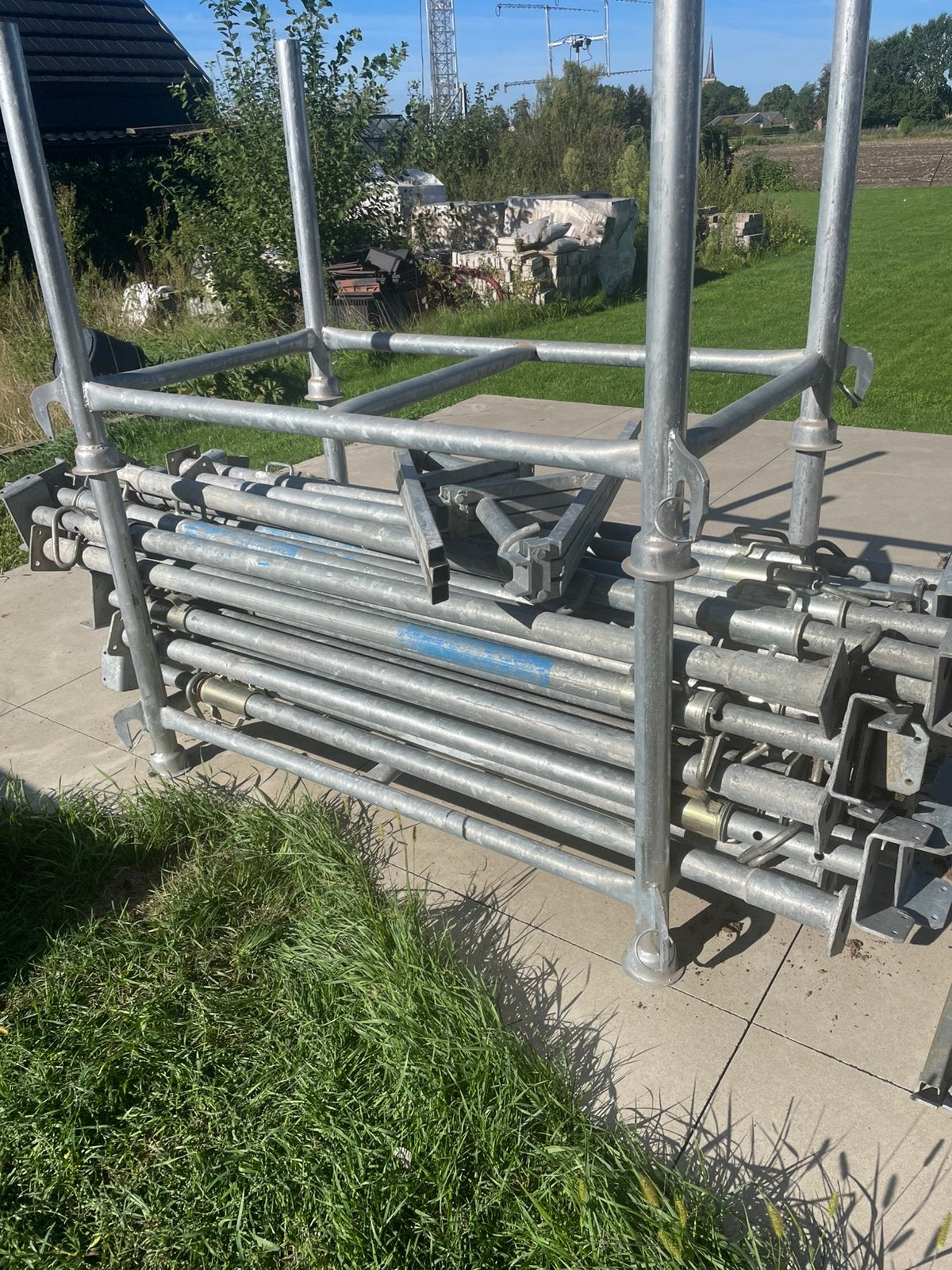 Schroefstempels 40 stuks tot 330 cm, goede staat, Ophalen, Gebruikt, Overige typen, 2 tot 5 meter