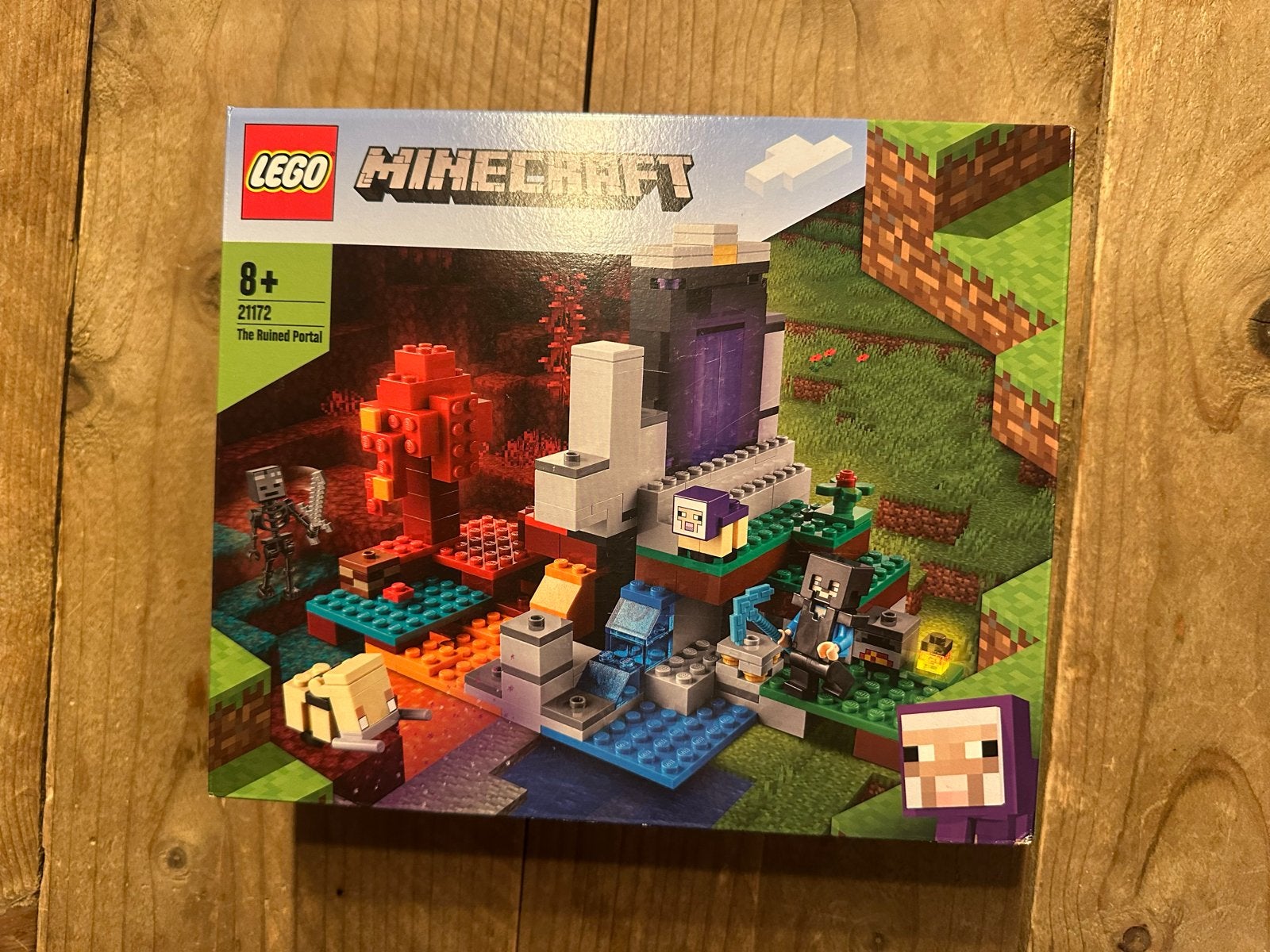 Lego Minecraft 21172 The Ruined Portal - Nieuw en Sealed, Minecraft, Lego, Nieuw, Ophalen of Verzenden