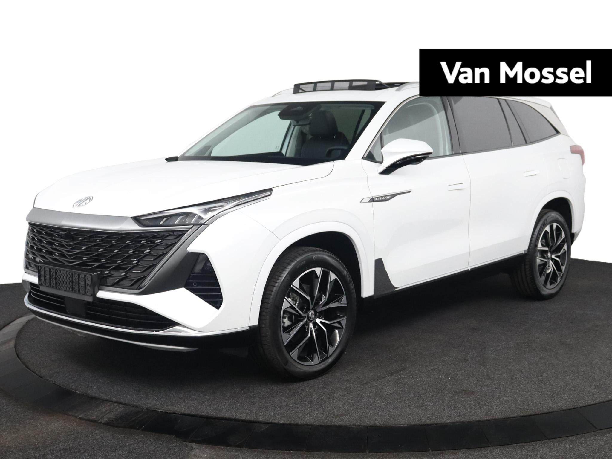 MG MGS9 1.5 Premium Plug-in Hybrid Nieuw: 7 Zitter | 100 km, 4 cilinders, Automatische klimaatregeling, 7 stoelen, Wit