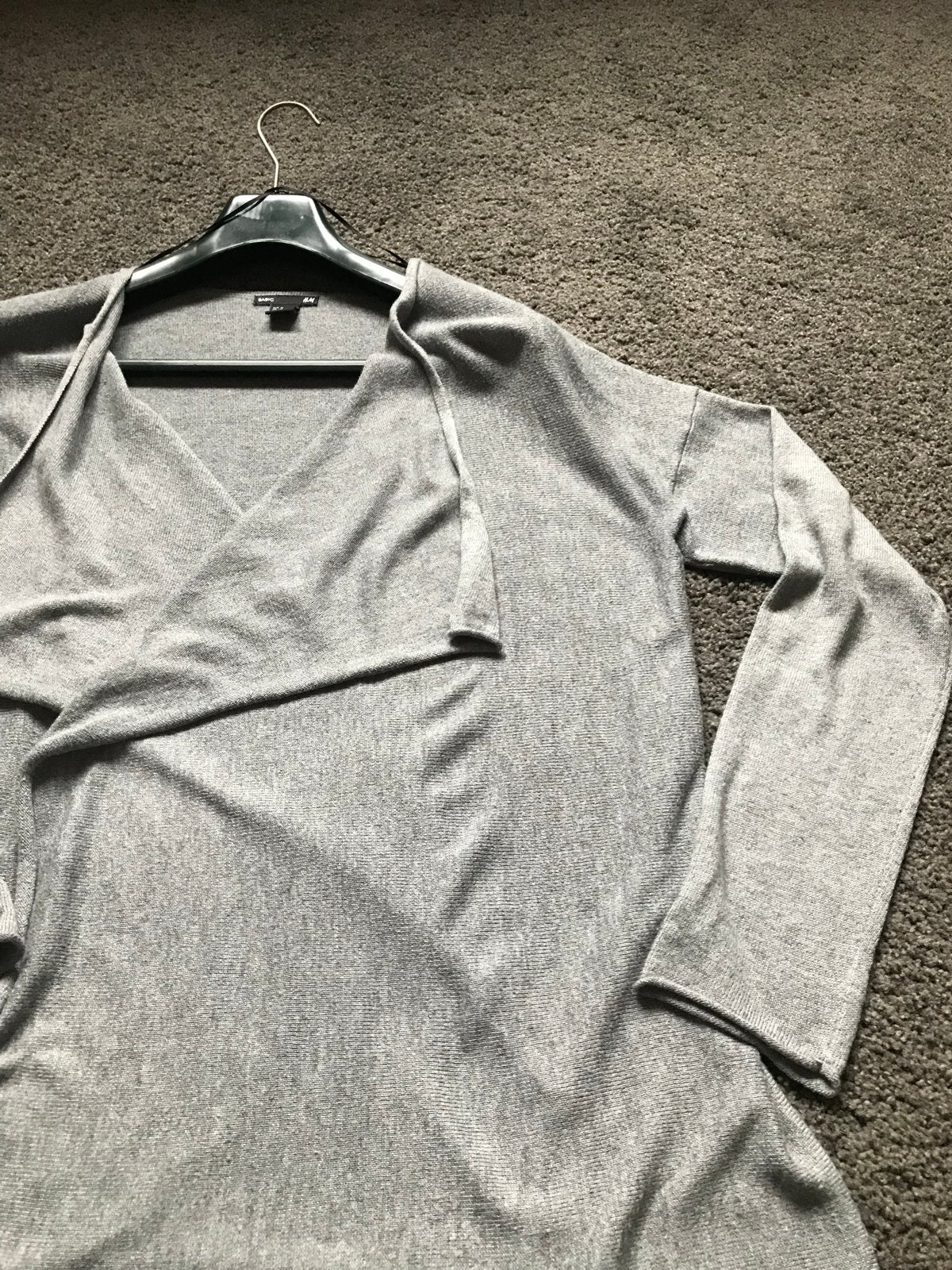H&M lichtgrijs overslag vest maat M, Kleding | Dames, Truien en Vesten, Ophalen of Verzenden, Zo goed als nieuw, Maat 38/40 (M)