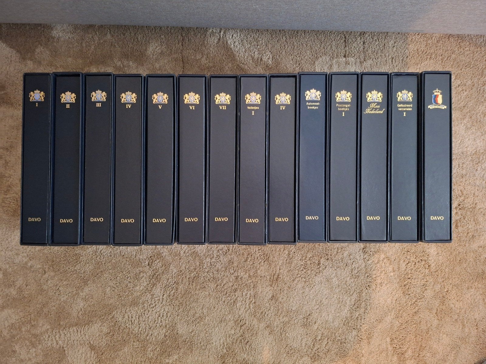 14 davo de luxe albums. 1852 t/m  2018 adv 356 (1), Ophalen, Nederland