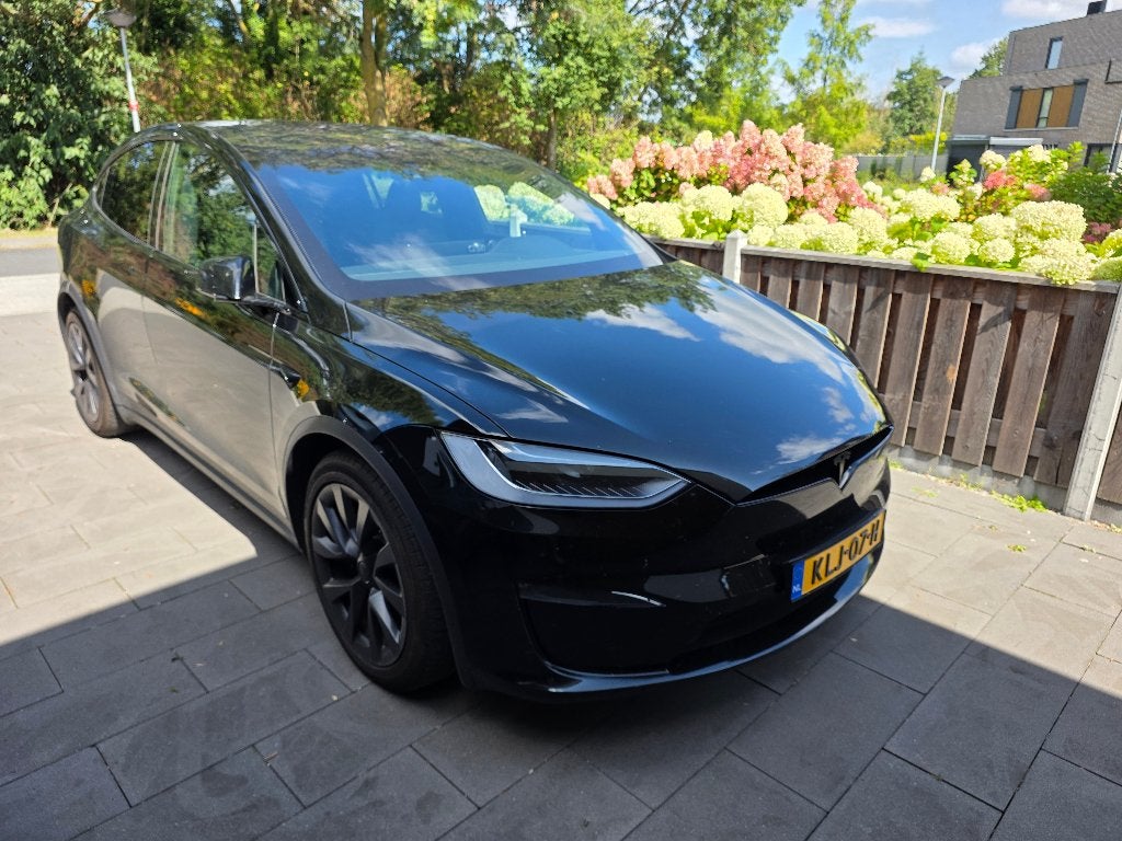 Tesla Model X 2023 - FSD - BTW AFTR.- GARANTIE - 47K KM, Auto's, Automaat, Model X, Zwart, Zwart