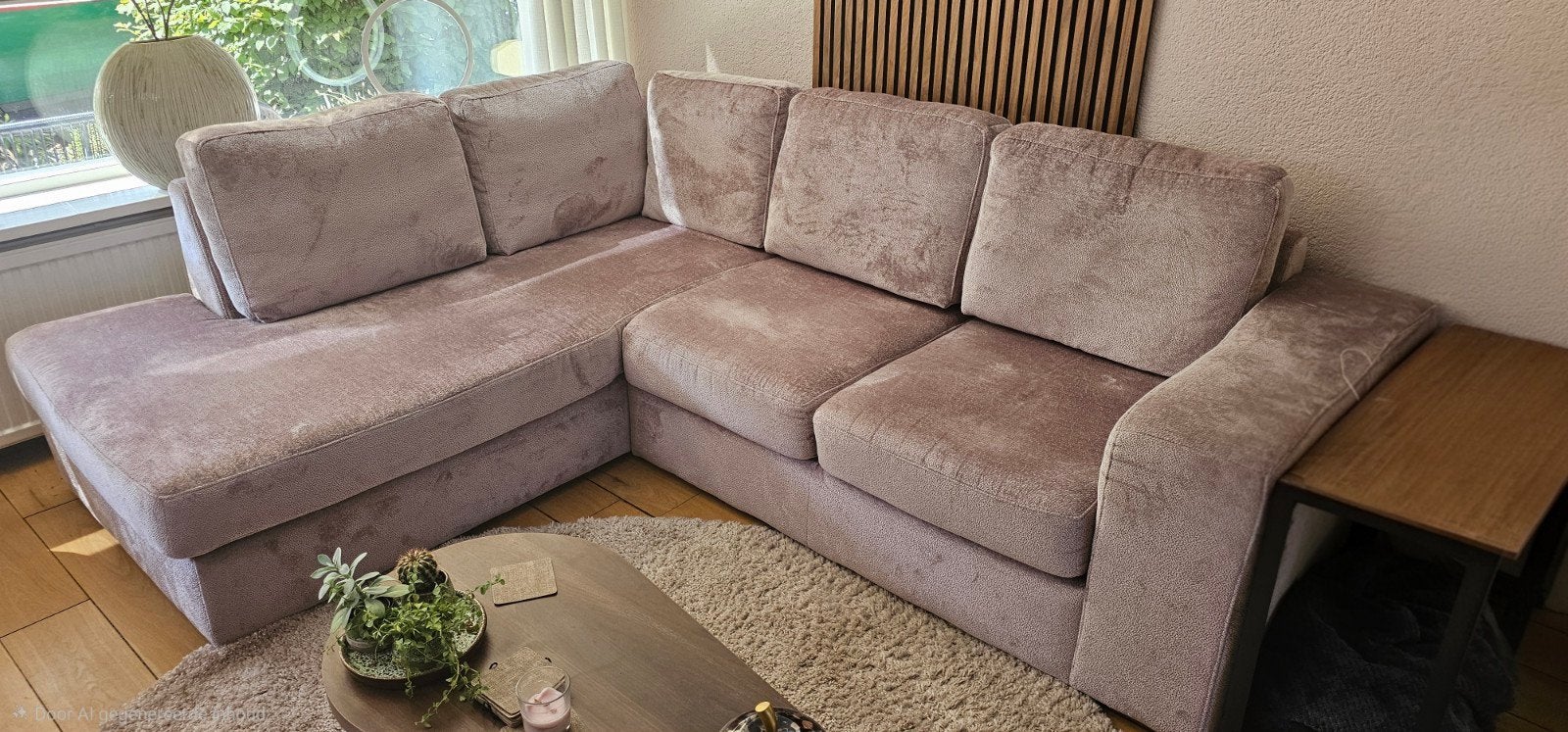 Zo goed als nieuwe hoekbank - Comfortabel en stijlvol, Huis en Inrichting, Ophalen, Overige maten, Hoekbank, Zo goed als nieuw