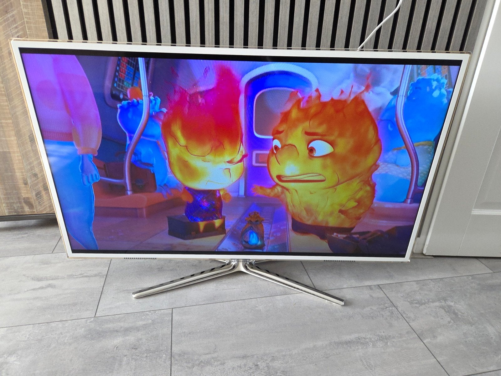 Samsung led 3D tv ue46es6710s 46 inch, Ophalen, Zo goed als nieuw, 100 Hz, Samsung