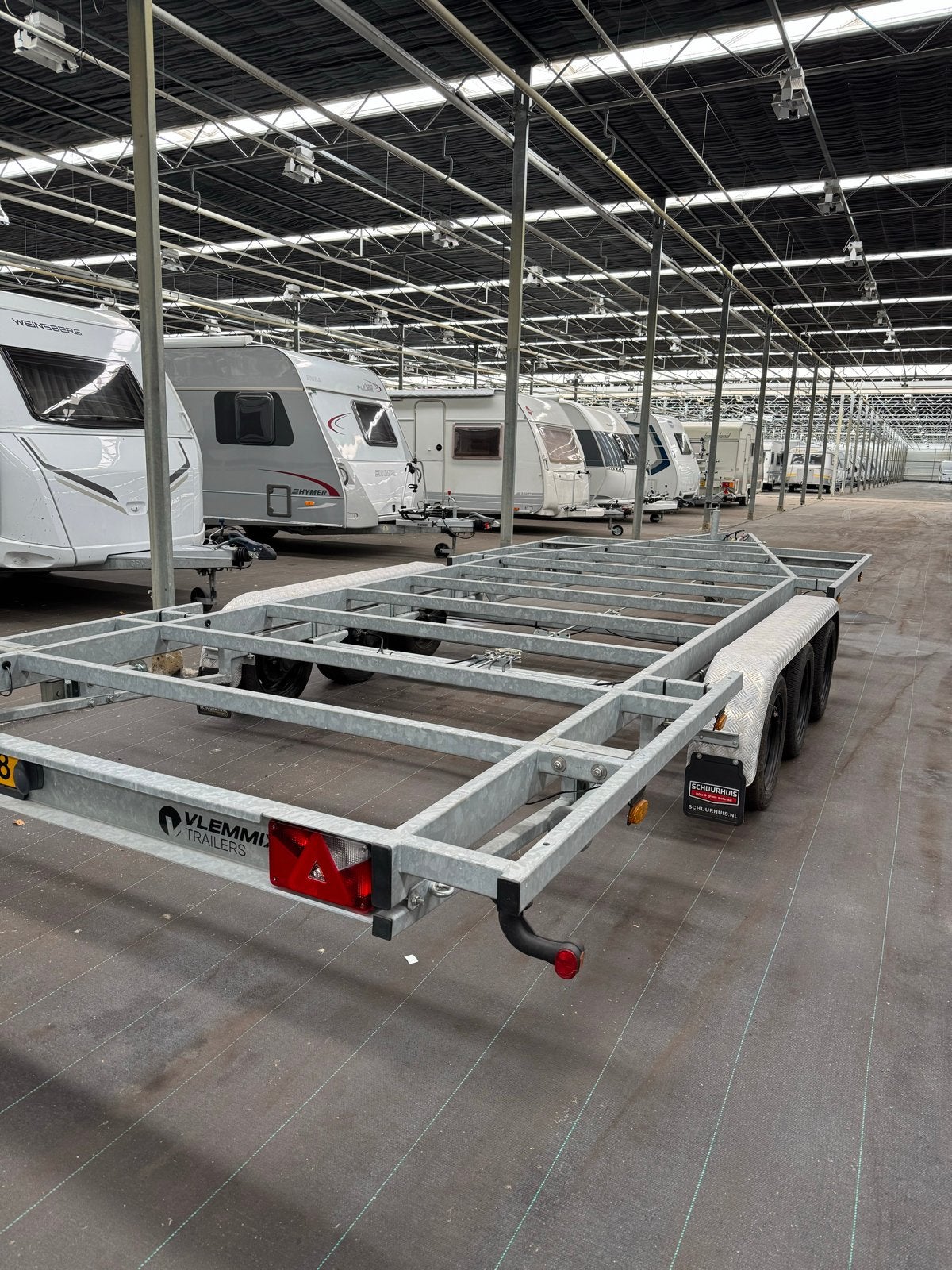 Vlemmix 3 Asser Aanhangwagen - Robuust en Betrouwbaar, Auto diversen, Ophalen of Verzenden, Zo goed als nieuw