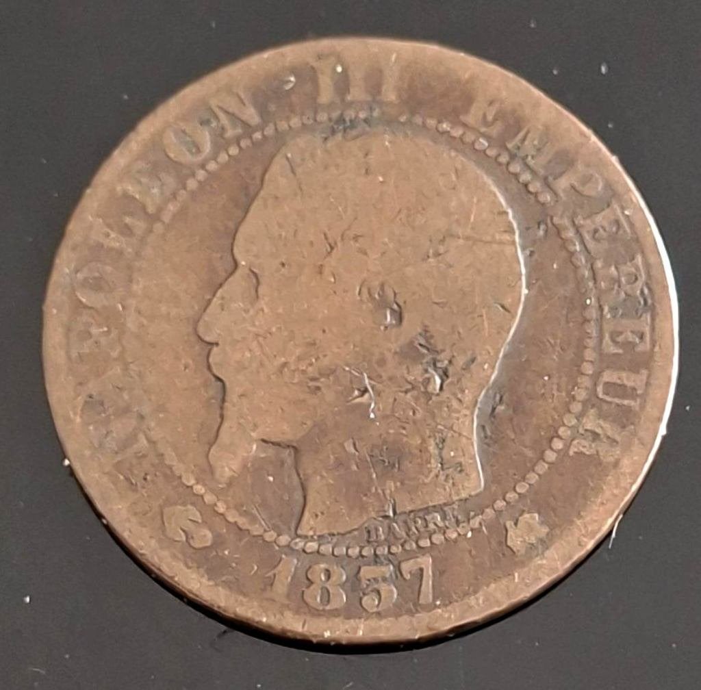 Frankrijk 1 x 5 Centimes 1857 A Napoleon III, Ophalen of Verzenden, Frankrijk, Losse munt