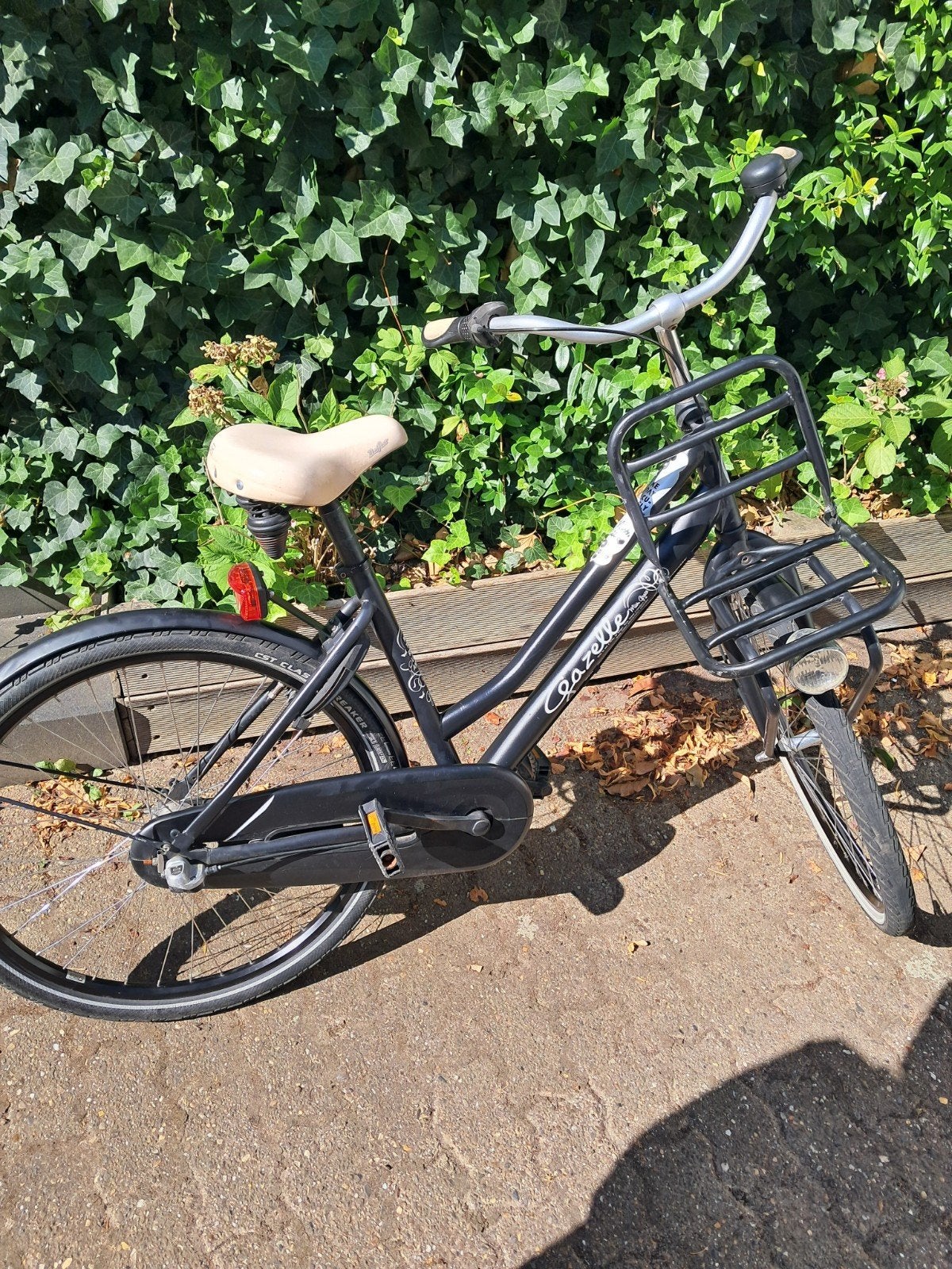Gazelle kinderfiets met voordrager en versnellingen, Fietsen en Brommers, Ophalen, Terugtraprem, Gebruikt, 47 tot 50 cm