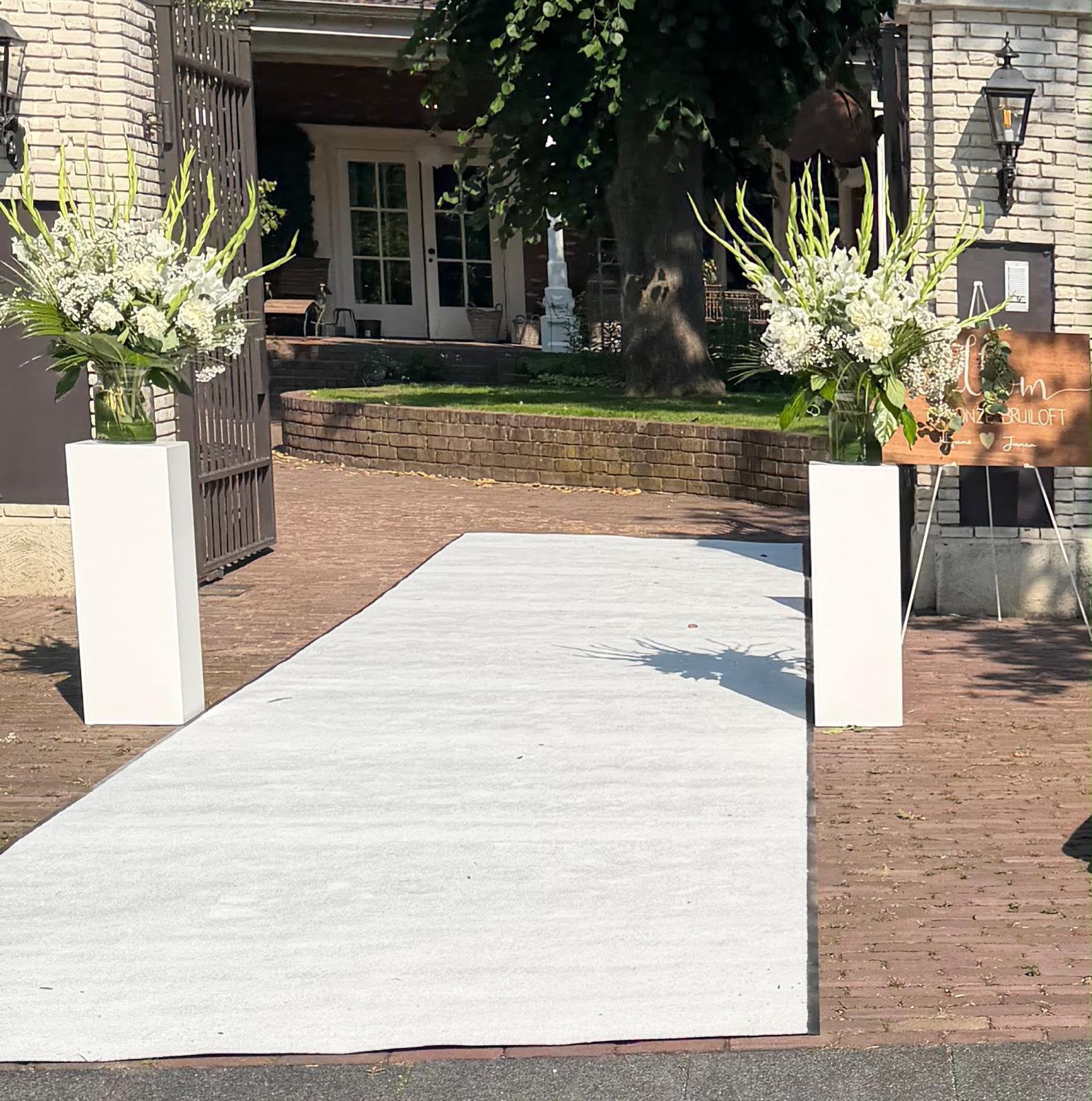 Witte loper. Goeie kwaliteit, Ophalen, Zo goed als nieuw, Wit, Accessoires