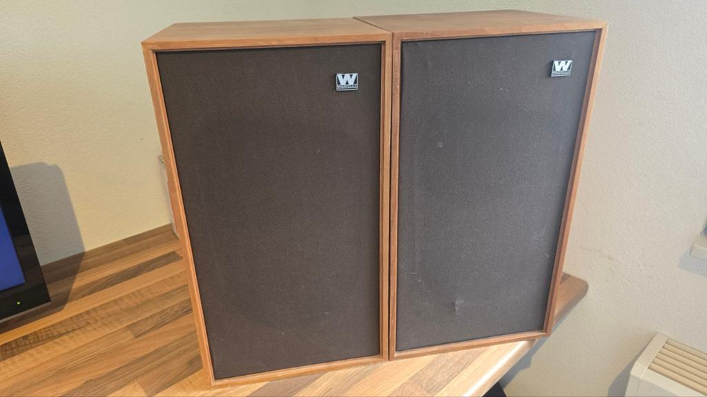 Wharfedale Linton 3XP, Gebruikt, 60 tot 120 watt, Front, Rear of Stereo speakers, Ophalen