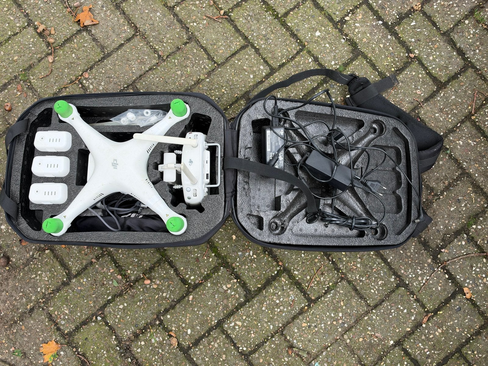 DJI Phantom 3 Advanced met accessoires, Ophalen, Gebruikt, Cameradrone, Extra accu('s)