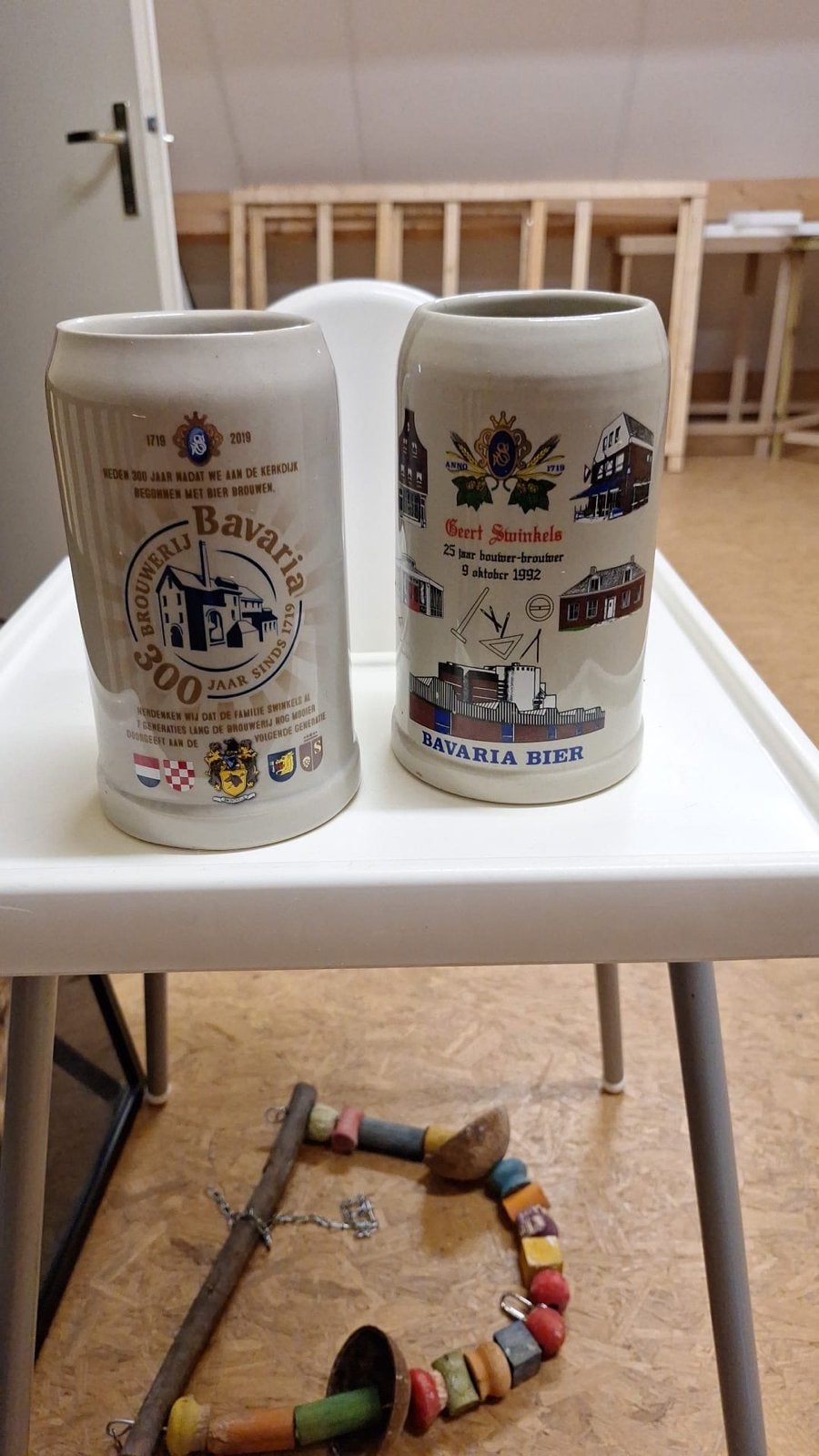 33 Bavaria bierpullen van steen - Diverse soorten, Ophalen