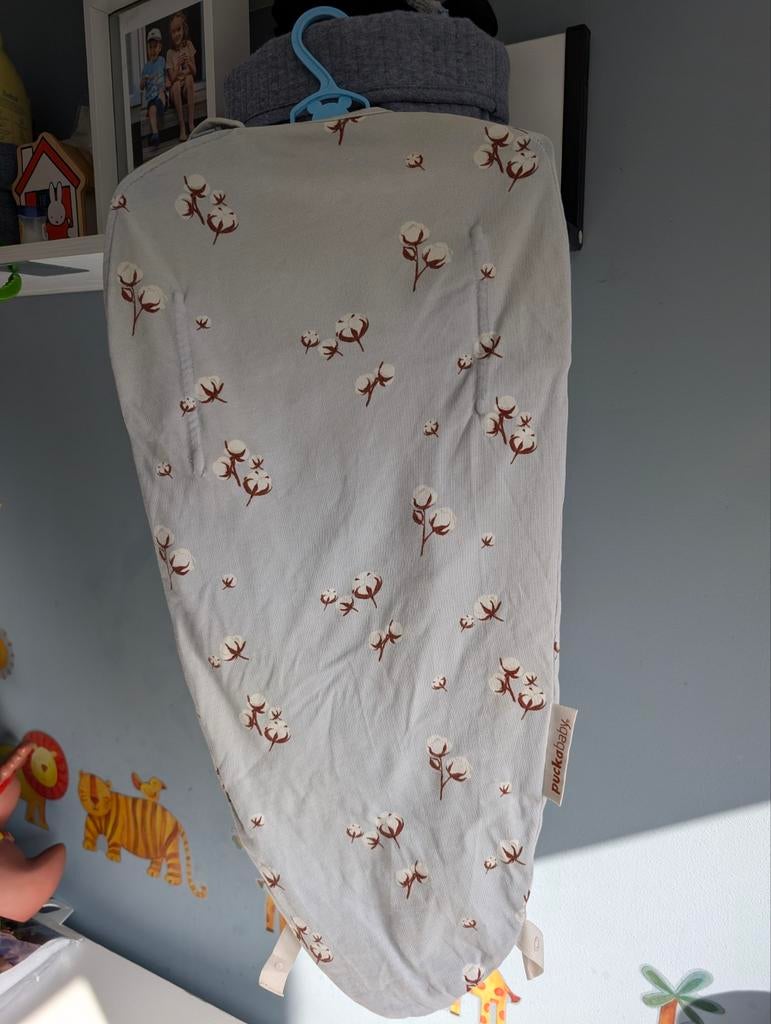 Puckababy Piep inbakerslaapzakje "cotton flower" 0-3 mnd, Kinderen en Baby's, Ophalen of Verzenden, Gebruikt, Minder dan 70 cm