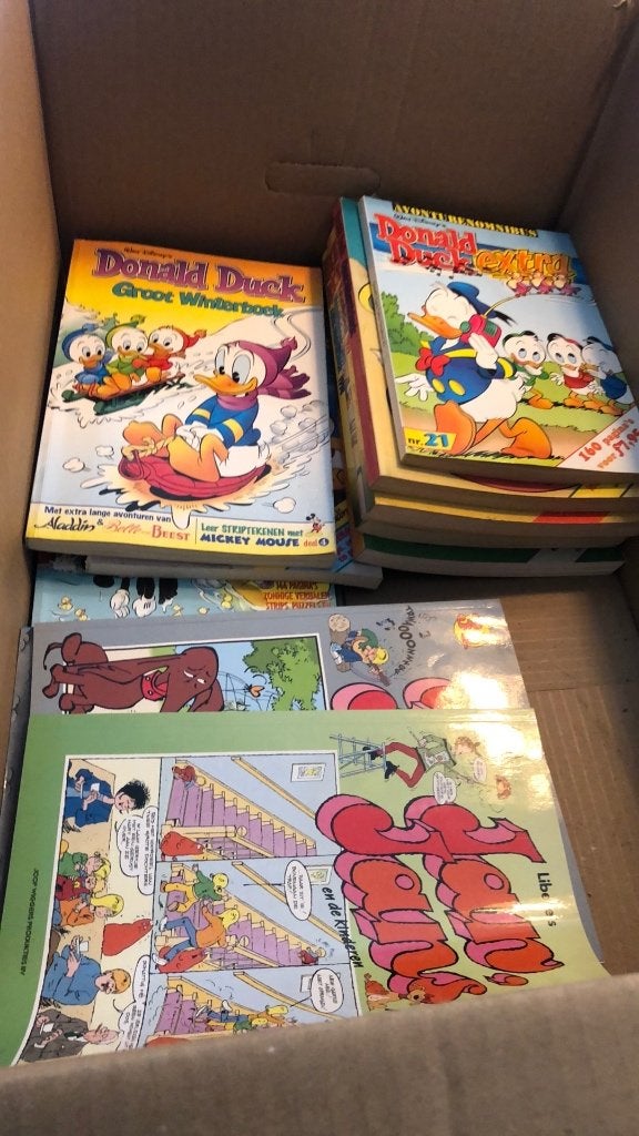 Stripboeken, Boeken, Meerdere stripboeken, Ophalen, Gelezen