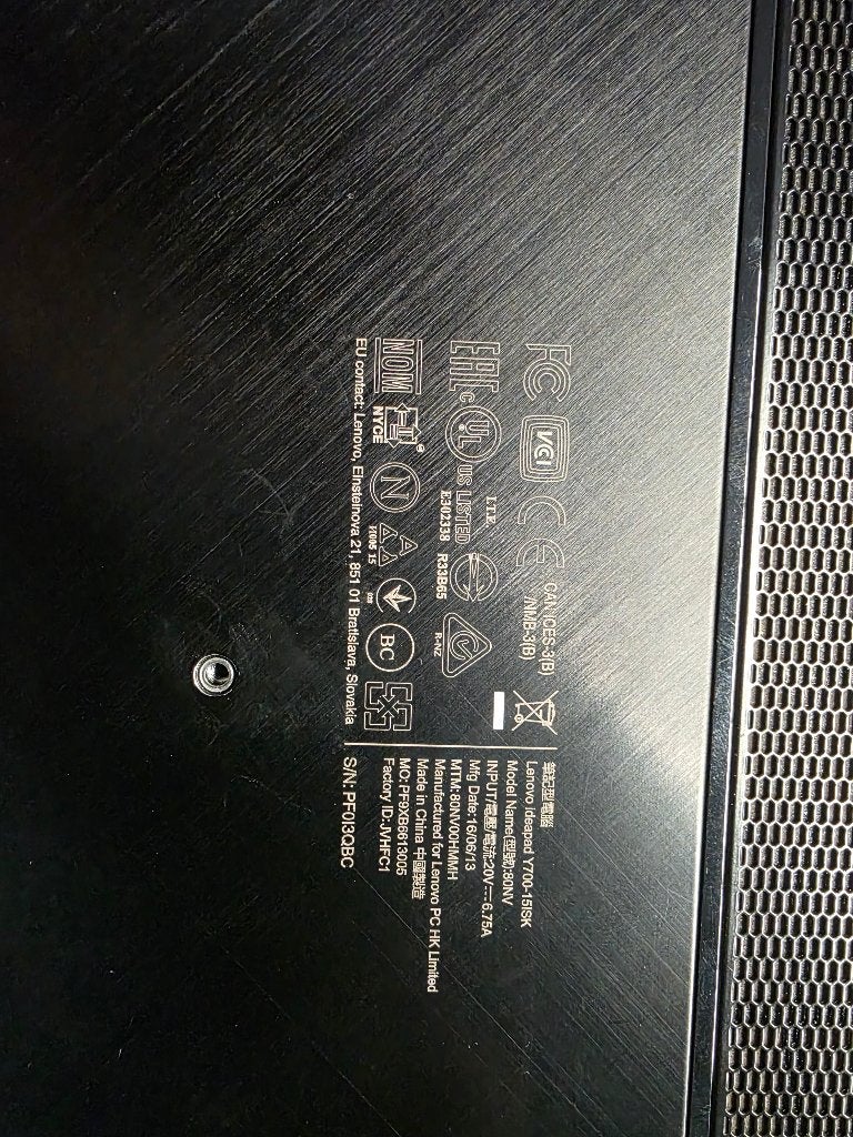 Lenovo Ideapad Y700-15ISK 80NV, 2 tot 3 Ghz, Ophalen of Verzenden, Gaming, Intel Core i5
