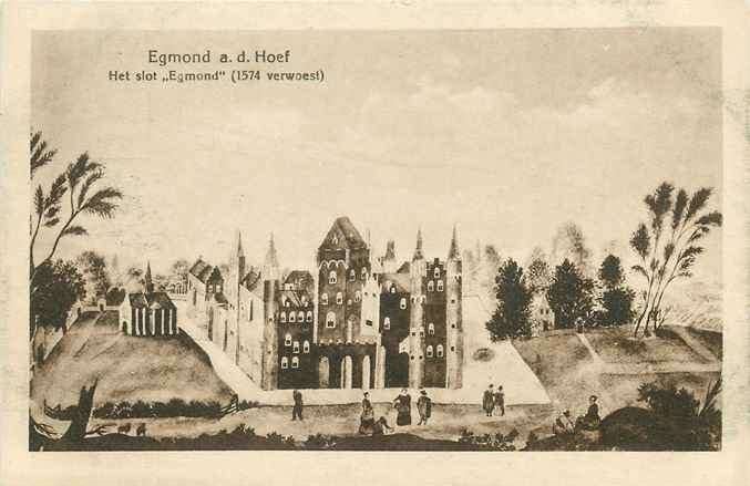 301-303-045 Egmond aan den Hoef Het Slot Egmond, Verzenden, Voor 1920, Noord-Holland