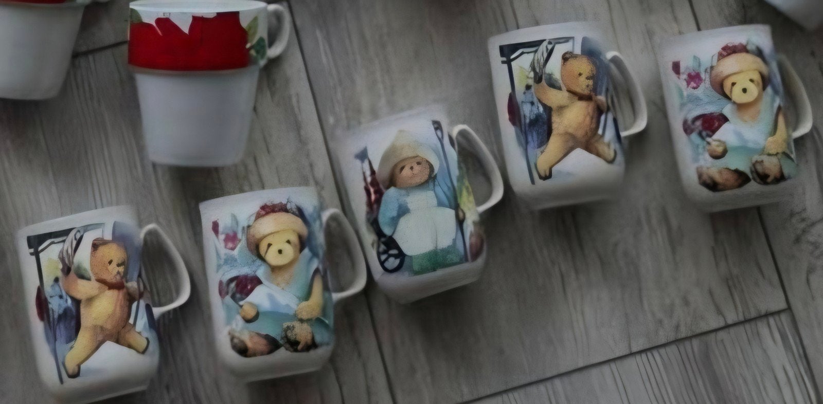 5 leuke mokken met beren erop., Huis en Inrichting, Keuken | Servies, Ophalen