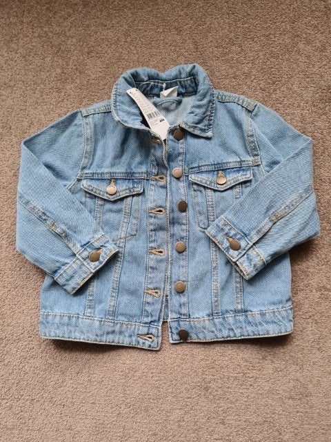 Spijkerjasje maat 98/104, Kinderen en Baby's, Meisje, Nieuw, Ophalen of Verzenden, HEMA