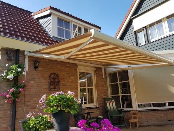 Gratis uw oude zonnescherm laten verwijderen gratis, Tuin en Terras, Ophalen, Gebruikt, Overige typen, 450 cm of meer