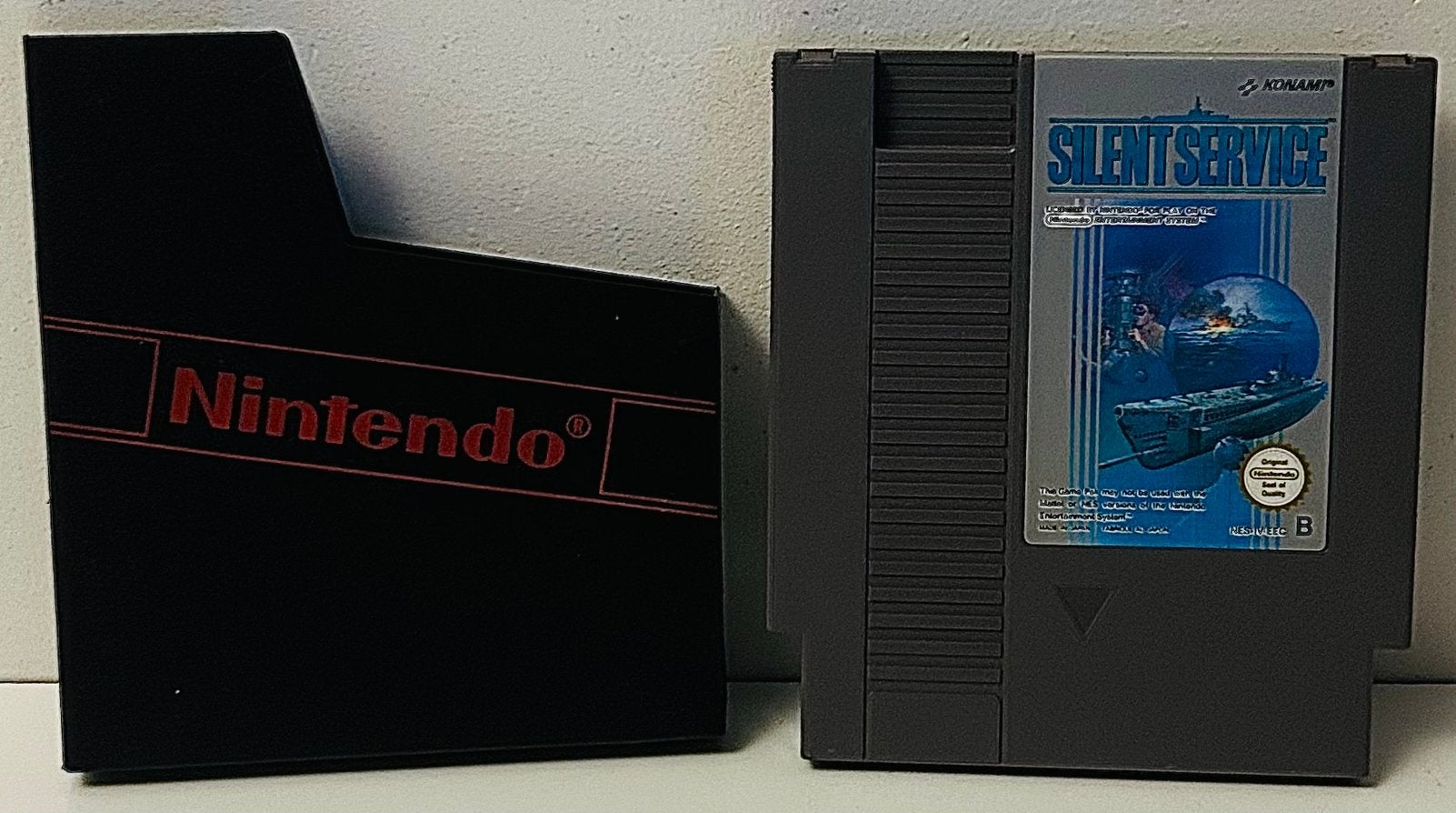 | Nintendo NES | Silent Sevice |, 1 speler, Ophalen of Verzenden, Zo goed als nieuw, Vanaf 3 jaar
