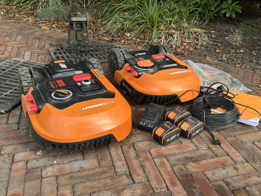 WORX WR167E Landroid robotmaaier, Ophalen, Cirkelmaaier, Gebruikt, Elektrische grasmaaier