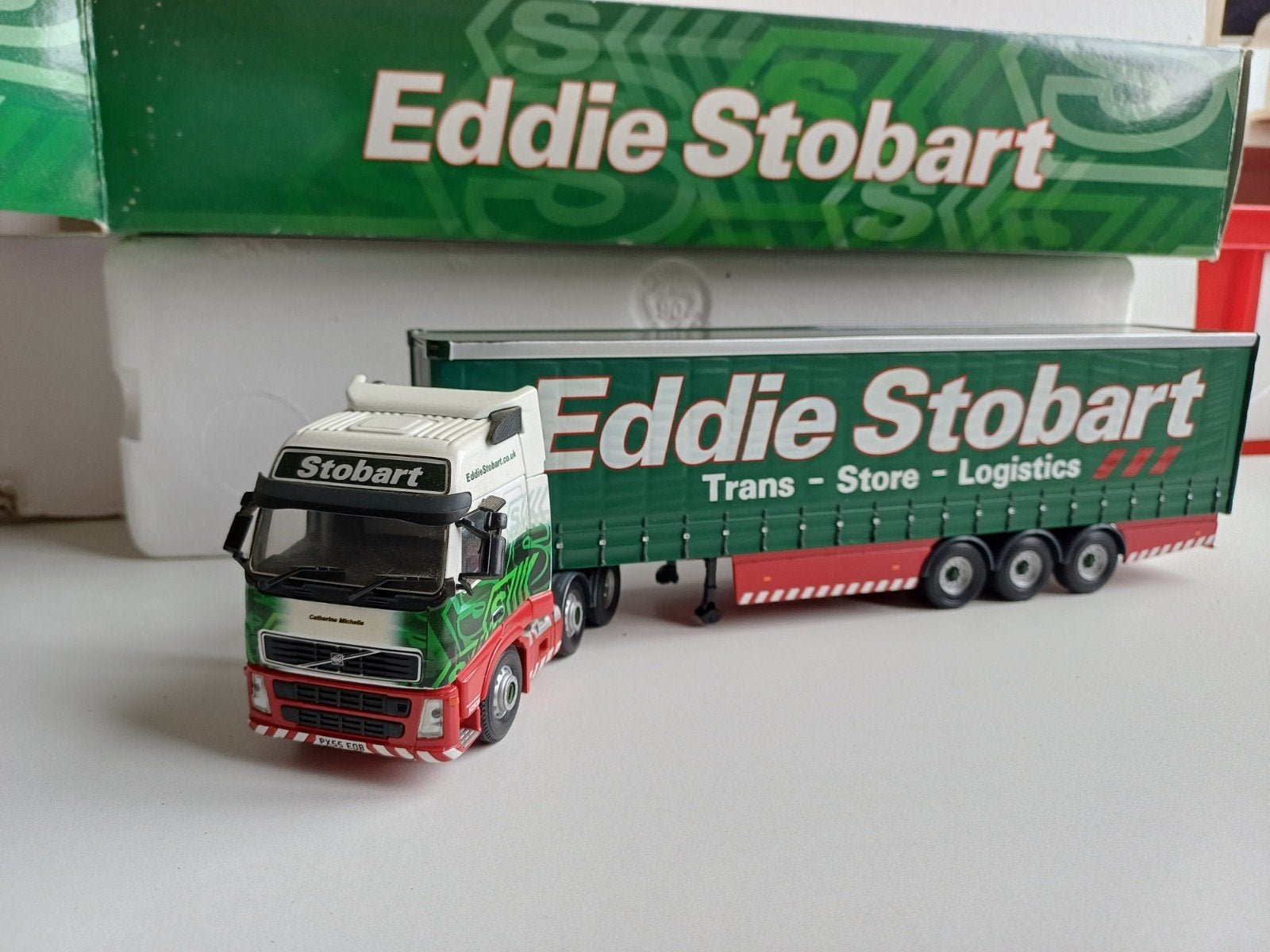 Volvo FH Eddie Stobart Corgi 1:50 truck, Hobby en Vrije tijd, Modelauto's | 1:50, Ophalen of Verzenden, Bus of Vrachtwagen, Corgi