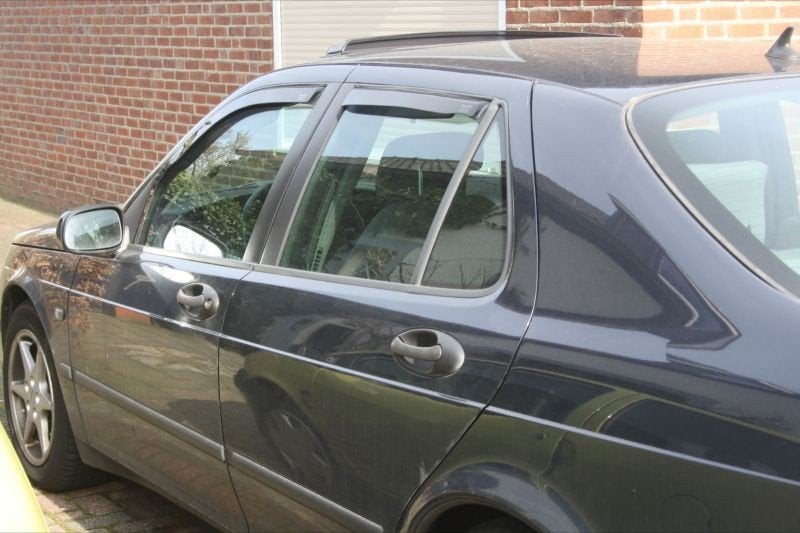Saab zijwindschermen getinte raamspoilers oa 93 95 900 9000, Ophalen of Verzenden