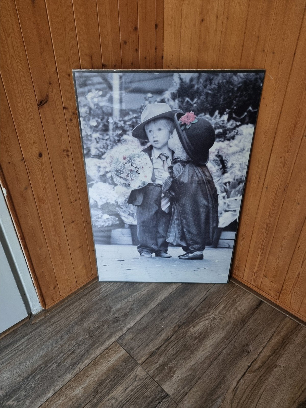 Frameloze glazen fotolijst, Ophalen, Zo goed als nieuw