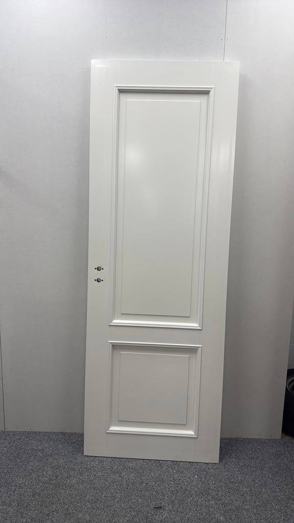 Mp 320 Svedex afgelakt witte opdekdeur 211,5/73cm, Ophalen, Zo goed als nieuw, Binnendeur, 200 tot 215 cm
